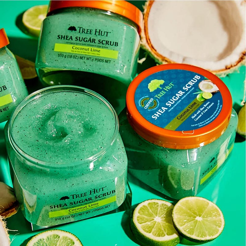 Tree Hut Shea Sugar Body Scrub - Coconut Lime: 18 OZ - Image 4