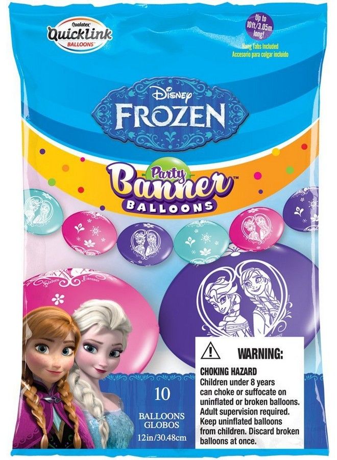 Qualatex Frozen Bannerballoon 10Pk Toy - Image 1