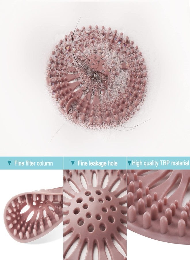 MADHYA Shower Drain Strainers, Silicone Hair Catcher Shower Drain Covers Protector, Anti-Clog Drain Hair Catcher, Flexible TPR Material, for Bathroom Tub Shower, Kitchen and Sink, Pack of 10 - Image 3