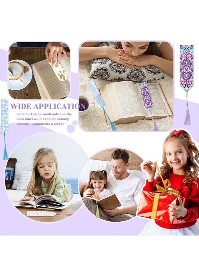 73-Piece Acrylic Bookmarks Blanks with 3 Shapes and Colorful Tassels Sublimation DIY Book Markers for Women Teacher Kids Book Lovers - Image 5