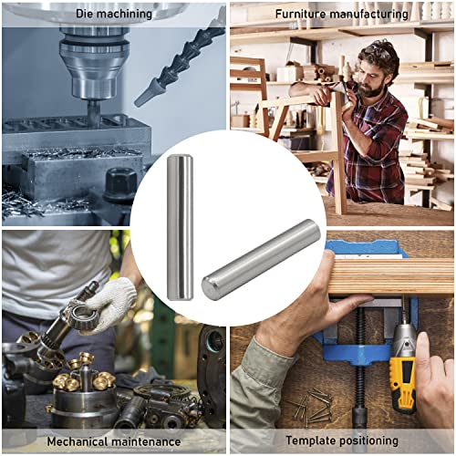 FOCMKEAS 100 PCS Dowel Pins 2 mm x 18 mm/0.08" x 0.71" (Dia. x Length) 304 Stainless Steel Shelf Support Pegs Pin Metal Rod Fasten Elements Used On Location - Image 5