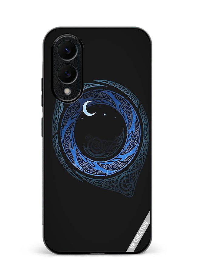 VR CREATIVE Protective Case Cover For Samsung Galaxy S25 Edge Moonlight Design Multicolour