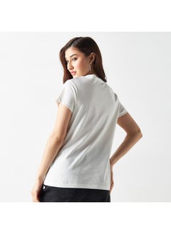 Lee Cooper Lee Cooper Typography Detail T-shirt with Short Sleeves  - Image 3