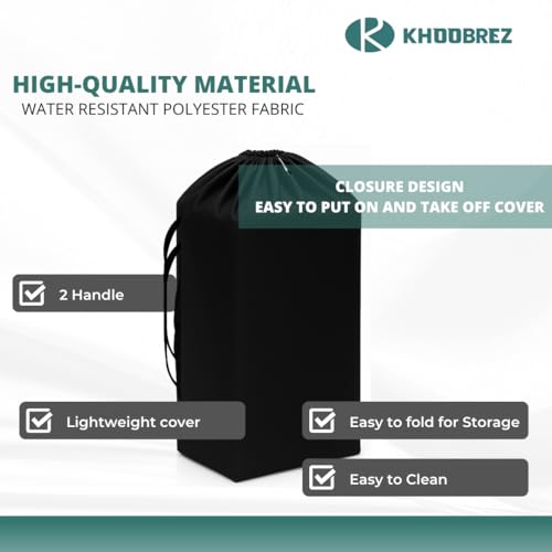 KHOOBREZ Waterproof Rain and Travel Bag Cover for Stroller, Pram, Baby Car Seat SSC(Black) - Image 3