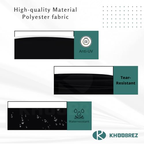 KHOOBREZ Waterproof Rain and Travel Bag Cover for Stroller, Pram, Baby Car Seat SSC(Black) - Image 4