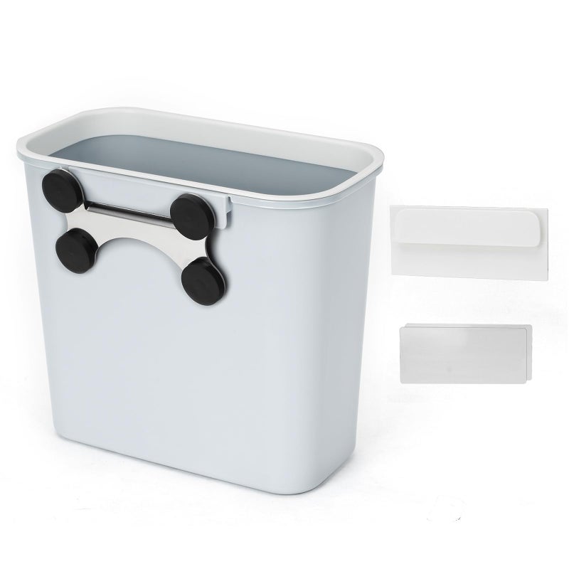 Skyflame Magnetic Hanging Trash Can, 2.1 Gallon Plastic Garbage Container, Multi-Function Grill Hanging BBQ Utensils Organizer Holder, Use for Kitchen/Bedroom/Bathroom/Camping/Grills - Image 1