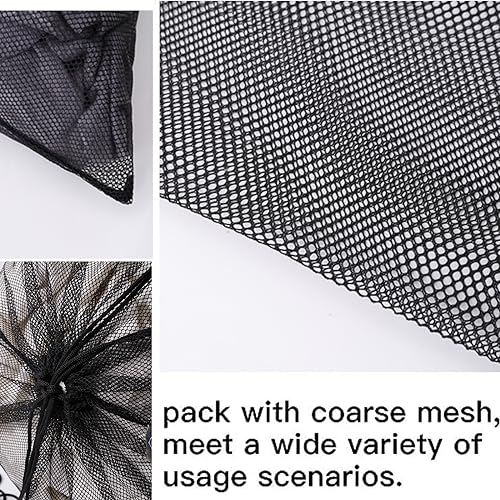 Kimmama Heavy Duty Coarse Mesh Drawsting Laundry Bag, 24'' x 36'' Super Sturdy Draw String Bag,Jumbo Net Cord Bag for Factories,College,Dorm,Travel,Outdoor,Storage - Image 5