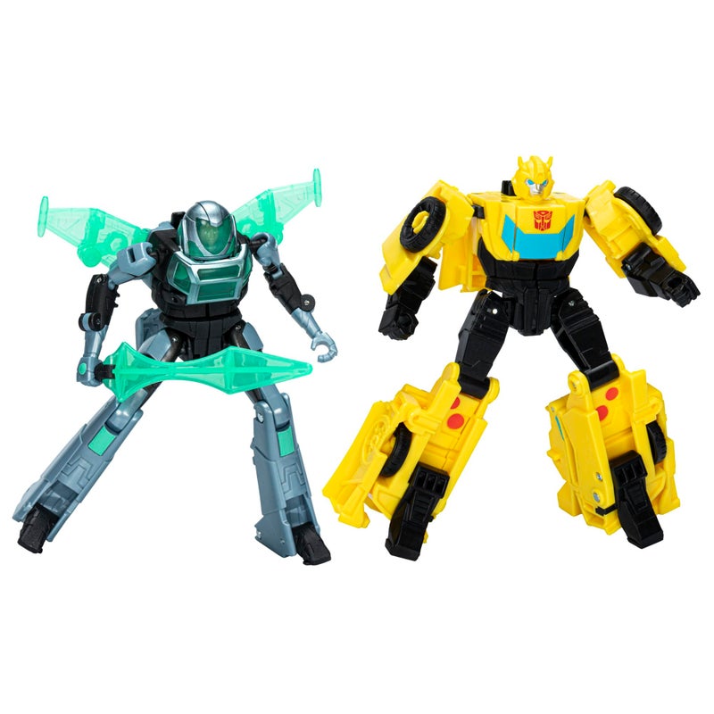 TRANSFORMERS شخصيات أكشن من Transformers EarthSpark CyberCombiner - بامبلبي ومو مالطو - ألعاب تفاعلية للأولاد والبنات من عمر 6 سنوات وما فوق - Image 3