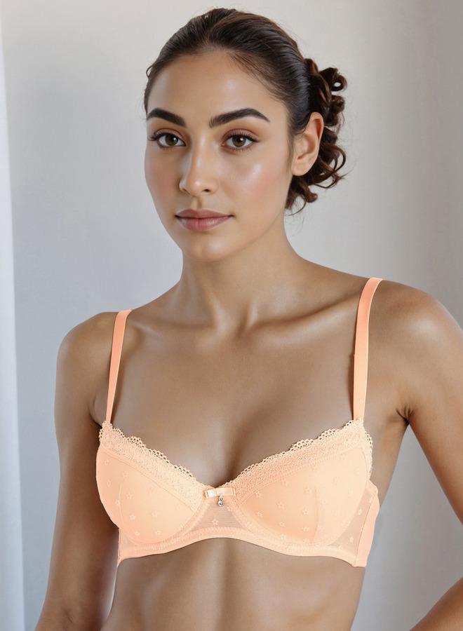 Splash FAV Bra Balconette Style with Lace and Mesh Detail Polyamide Blend - Image 1