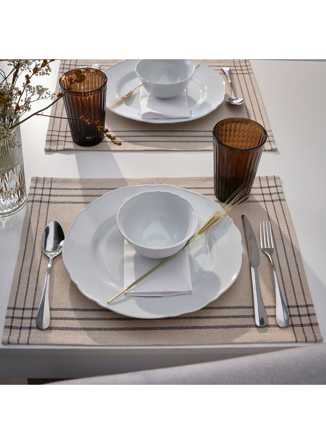 Zaboon Place Mat, Dark Grey/Natural, 35X45 Cm - Image 2