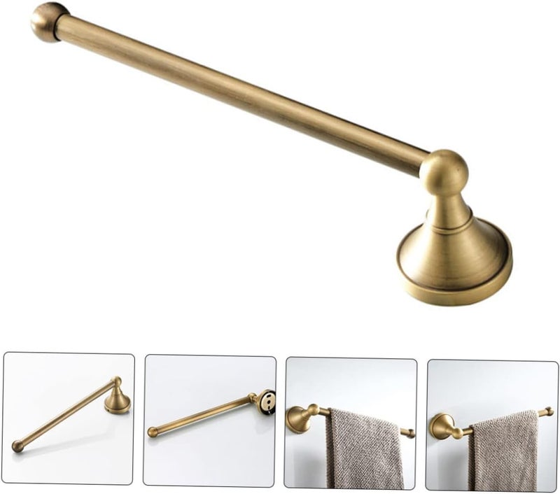 Antique Copper Wall-Mounted Towel Rack Vintage Bathroom Towel Holder Elegant Design in Bathrooms or Kitchens - Image 3
