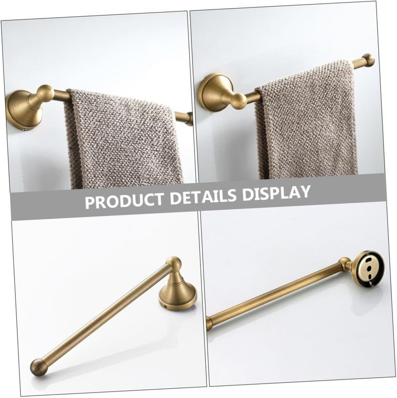 Antique Copper Wall-Mounted Towel Rack Vintage Bathroom Towel Holder Elegant Design in Bathrooms or Kitchens - Image 5