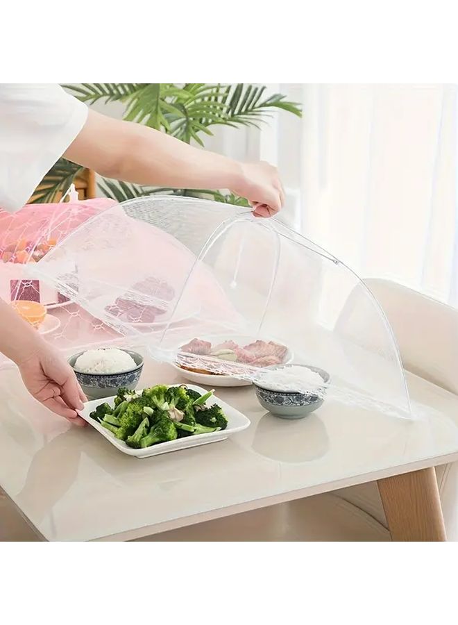 Small Foldable Food Cover Stainless Steel Frame Mosquito Proof Table Protector - Image 2