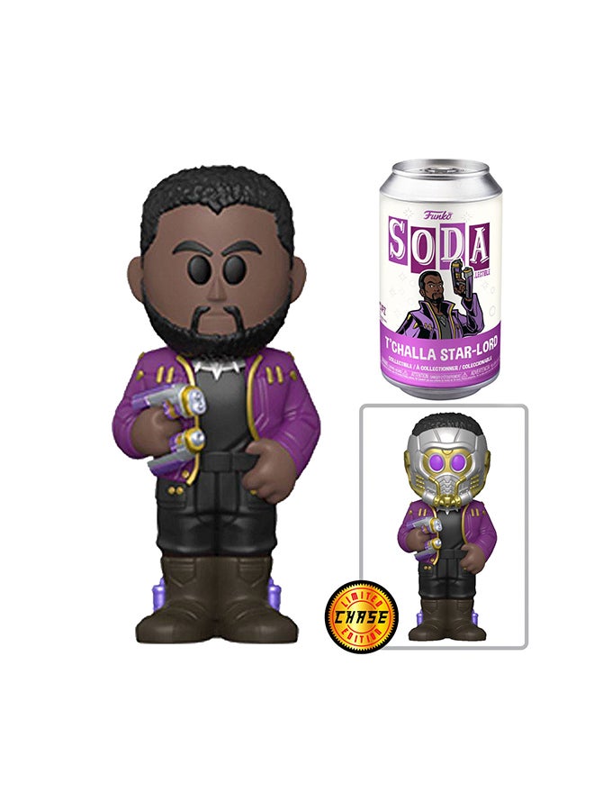 Funko Vinyl Soda: Marvel: What If - Starlord T'Challa (Chance Of Chase) - Image 1