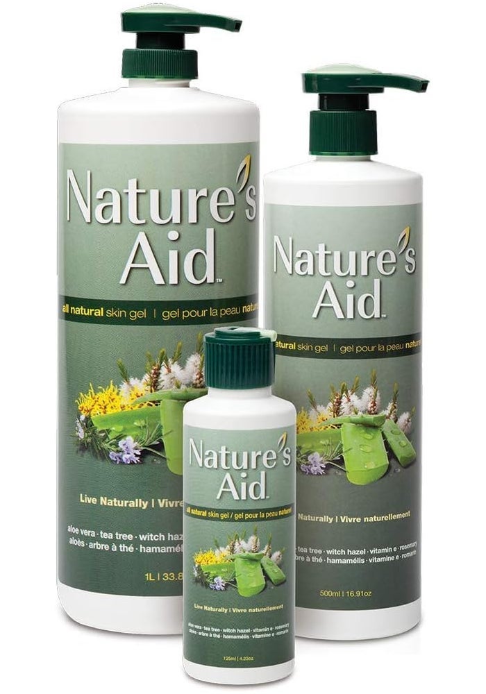 Natures Aid Nature's Aid Multi-Purpose Skin Gel with Aloe Vera - 500 ML - Image 2