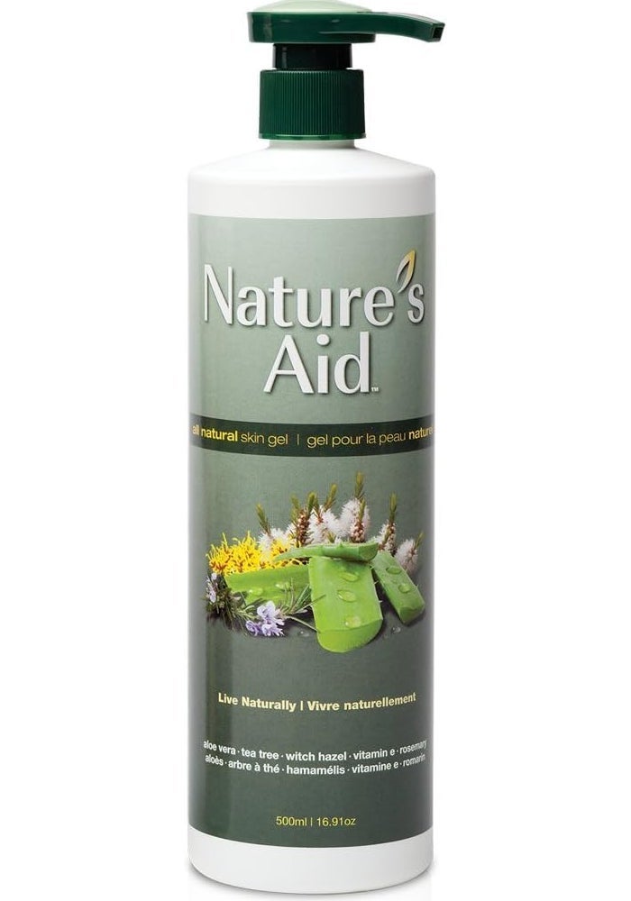 Natures Aid Nature's Aid Multi-Purpose Skin Gel with Aloe Vera - 500 ML - Image 1