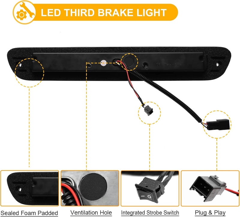 R&F Auto LED High Mount Brake Light for Colorado/Canyon - Image 5