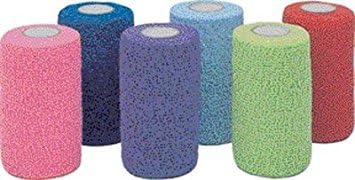 CoFlex Self Adhesive Bandage 4in x 5yd Assorted Colors  Single Roll