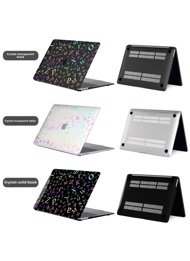 Cold Hot Macbook Case Air13 Apple Notebook Case ProM3 Crystal Computer Case-Color:LT-13 White-Applicable Models:PRO Retina13（A1502/A1425）