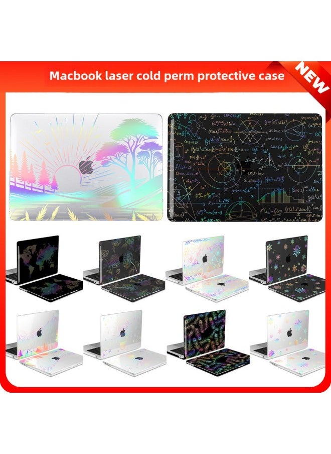 Cold Hot Macbook Case Air13 Apple Notebook Case ProM3 Crystal Computer Case-Color:LT-13 White-Applicable Models:PRO Retina13（A1502/A1425）