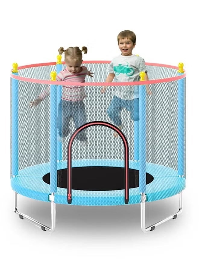 Children's trampoline, indoor home trampoline for children with safety net - Image 1
