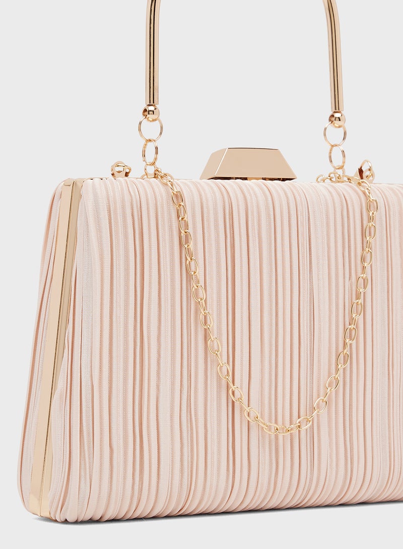 Khizana White Structured Handle Bag - Image 4