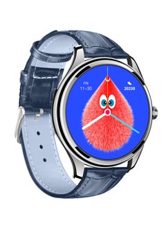 Hommtel GT5 Ultrathin Smartwatch - Silver Dial Edition with Navy Blue Strap, 1.53" AMOLED Display, NFC, AI Voice Assistant, and Multi-Sport Modes  - Image 3