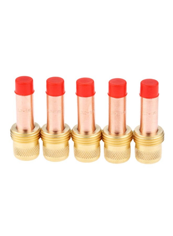 Mtsooning Mtsooning 5PCS 45V27 1/8"&3.2mm Gas Lens Collet Body for WP-17/18/26 Series TIG Welding Torch  - Image 1