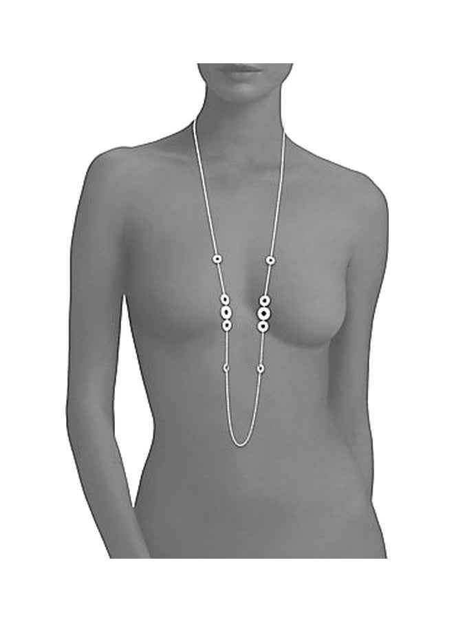 Ippolita - Sterling Silver Open Disc Station Necklace for Women One Size - Image 1