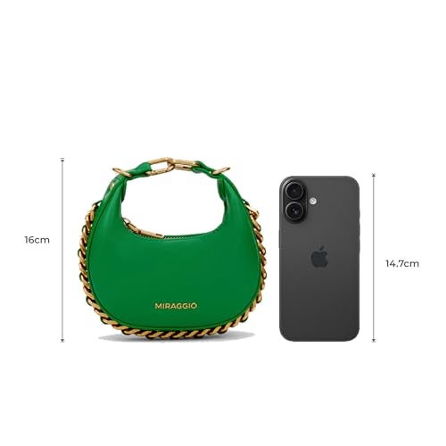 Miraggio Eve Micro Bag For Women With Adjustable & Detachable Crossbody Sling Strap (Green) - Image 4