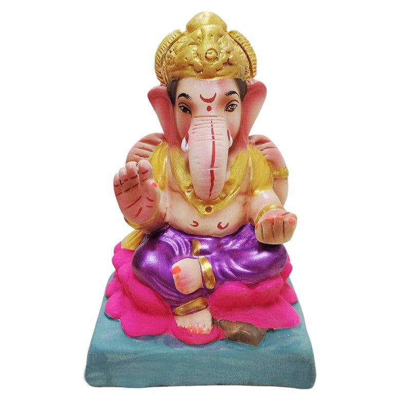 Madhoor Eco Friendlly Ganesh Idol  6  Inch - Image 1
