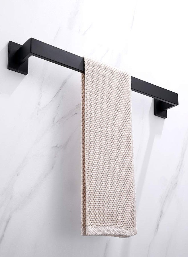 TASTOS 23.6 Inch Black Single Towel Bar Rack, SUS 304 Stainless Steel Bathroom Towel Bar Heavy Duty Towel Holder Kitchen Towel Rod, Wall Mount with Screws Towel Bar Rod Matte Black Finish - Image 3