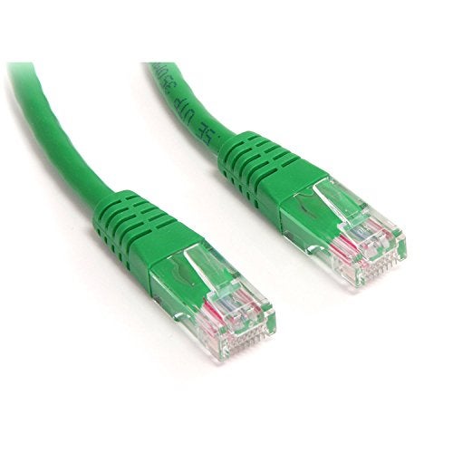 StarTech.com Cat5e Ethernet Cable - 1 ft - Green - Patch Cable - Molded Cat5e Cable - Short Network Cable - Ethernet Cord - Cat 5e Cable - 1ft (M45PATCH1GN) - Image 4