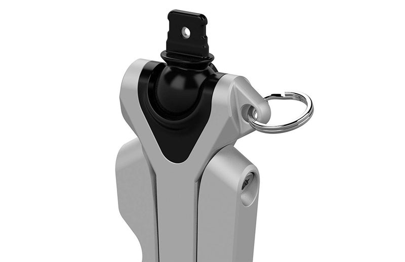 Kenu Stance Mini Tripod Stand - Pocket-Sized Portable Cell Phone Holder for iPhones - Phone Stand for Desk - Compact Keyring Accessory with Bottle Opener - Fits iPhones with Lightning Connector