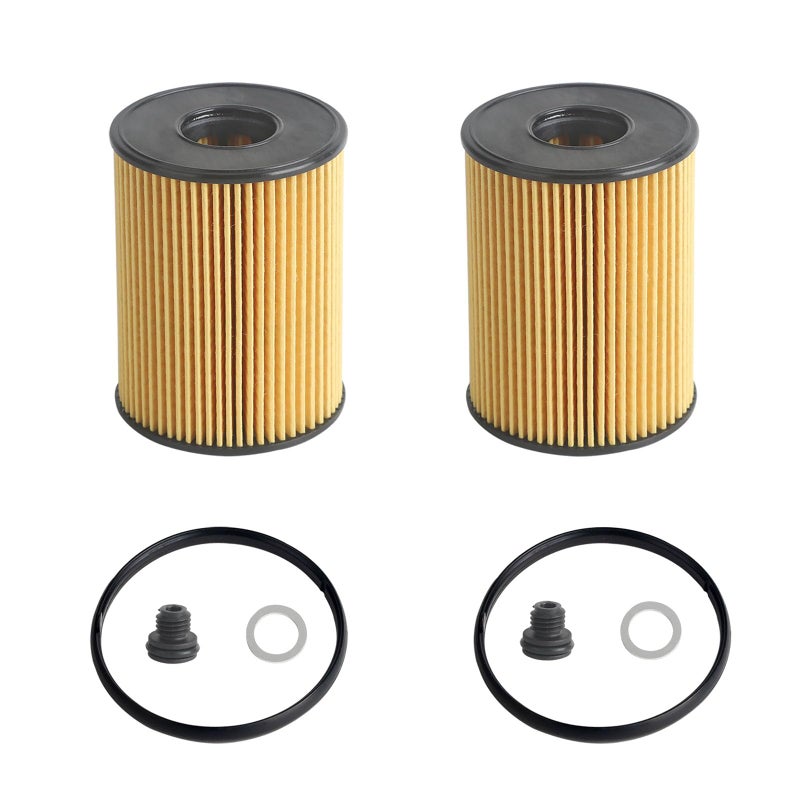 263502S000 Oil Filter Fits for 20202023 Hyundai Tucson Sonata Santa Kia Sorento K5 25L Engine Replaces 263502S000 2 Pcs