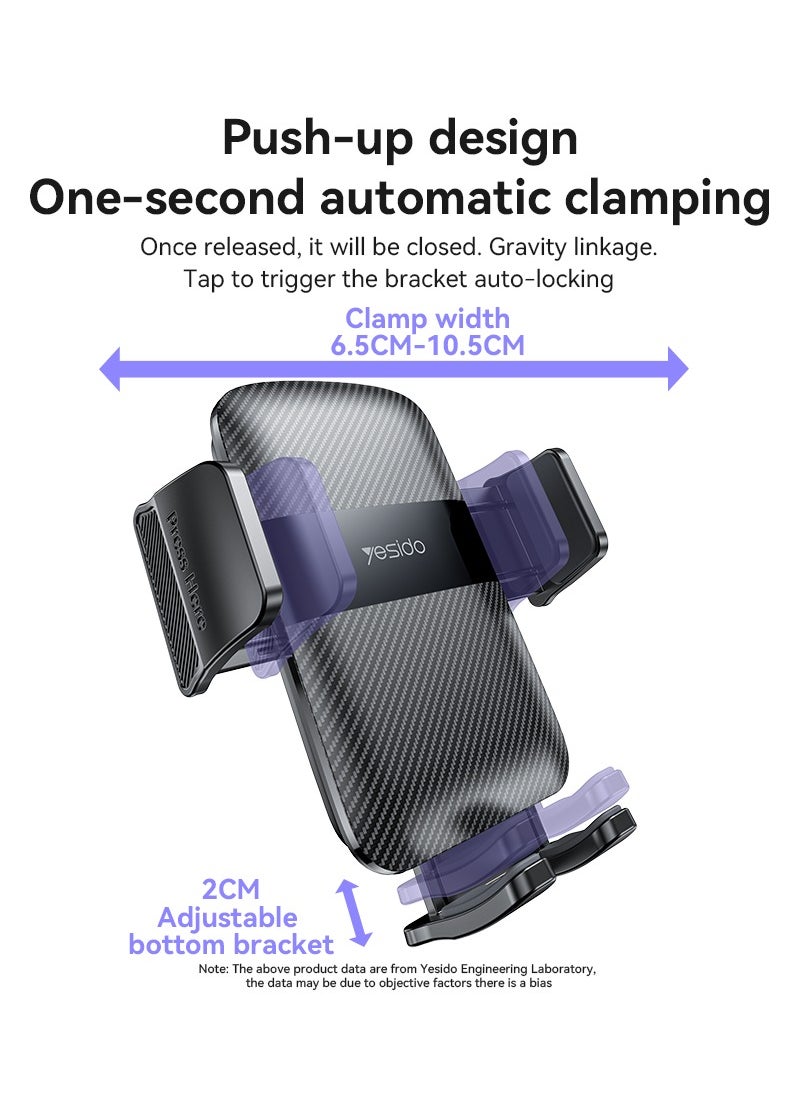 C251 360 Free Rotation One-second Automatic Clamping Auto-locking High Quality Air Vent Phone Holder