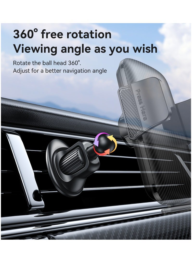 C251 360 Free Rotation One-second Automatic Clamping Auto-locking High Quality Air Vent Phone Holder