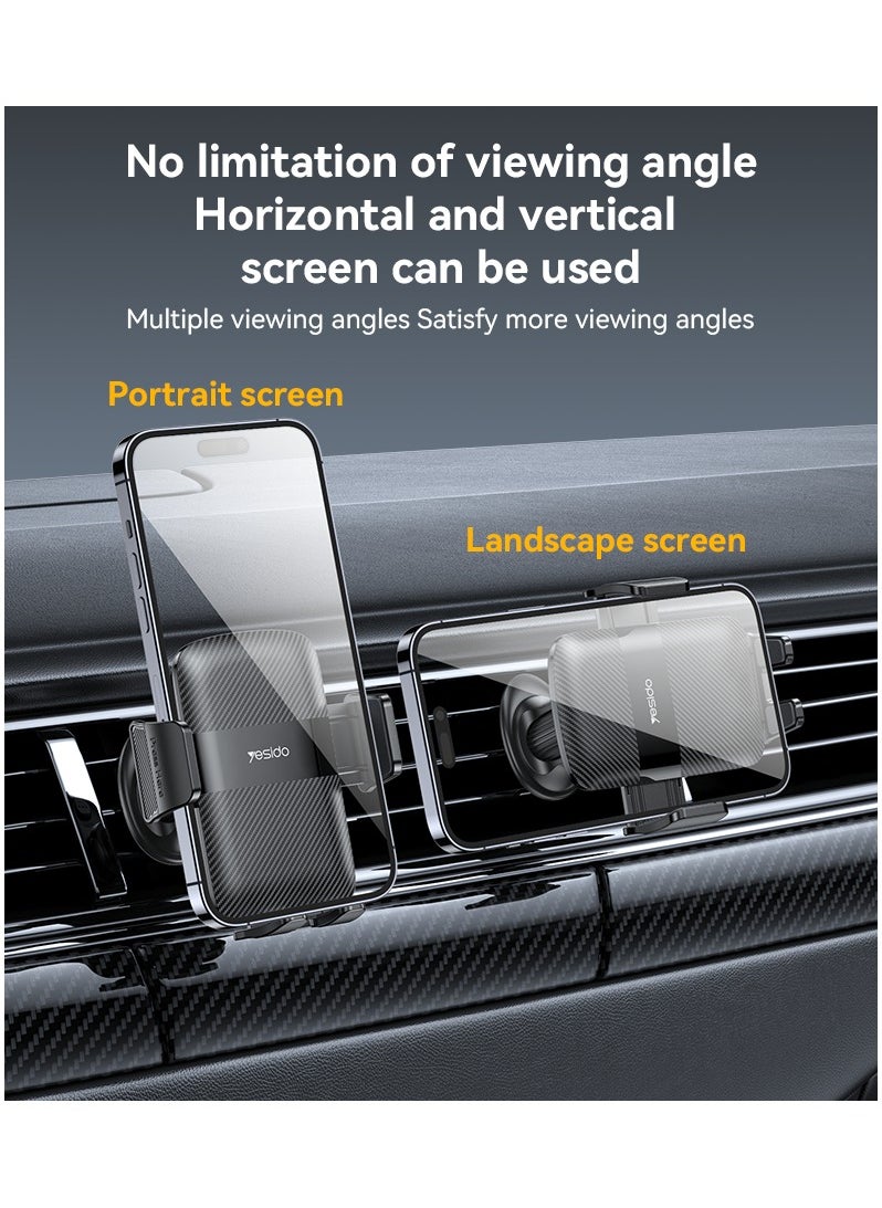 C251 360 Free Rotation One-second Automatic Clamping Auto-locking High Quality Air Vent Phone Holder