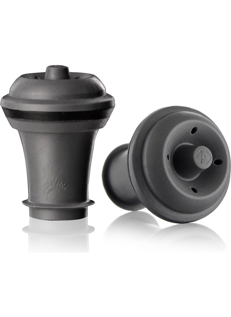 Vacu Vin - Wine Stopper Gray 2 pieces - Image 1