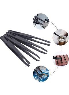 Hobi Mekatronik Hobby Mechatronics Precision Electronic Tweezers Antistatic Carbon FIBER(93308)  - Image 3