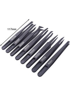 Hobi Mekatronik Hobby Mechatronics Precision Electronic Tweezers Antistatic Carbon FIBER(93308)  - Image 2