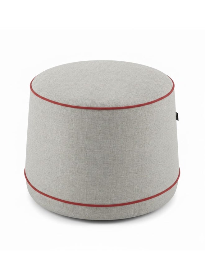 Neo Front Ottoman Stool - Multicolor Fabric (Light Grey) - SBUN-ASC01-BA246 50*40*50 cm - Image 3