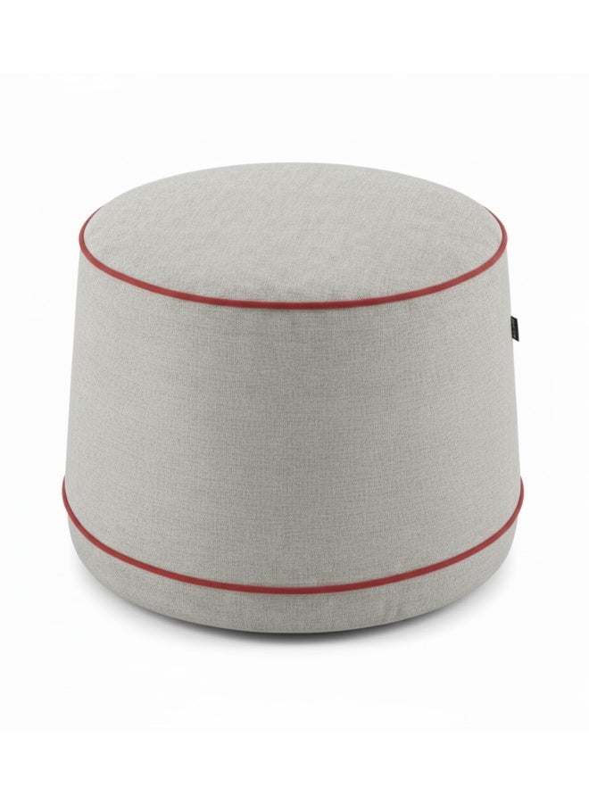 Neo Front Ottoman Stool - Multicolor Fabric (Light Grey) - SBUN-ASC01-BA246 50*40*50 cm - Image 5