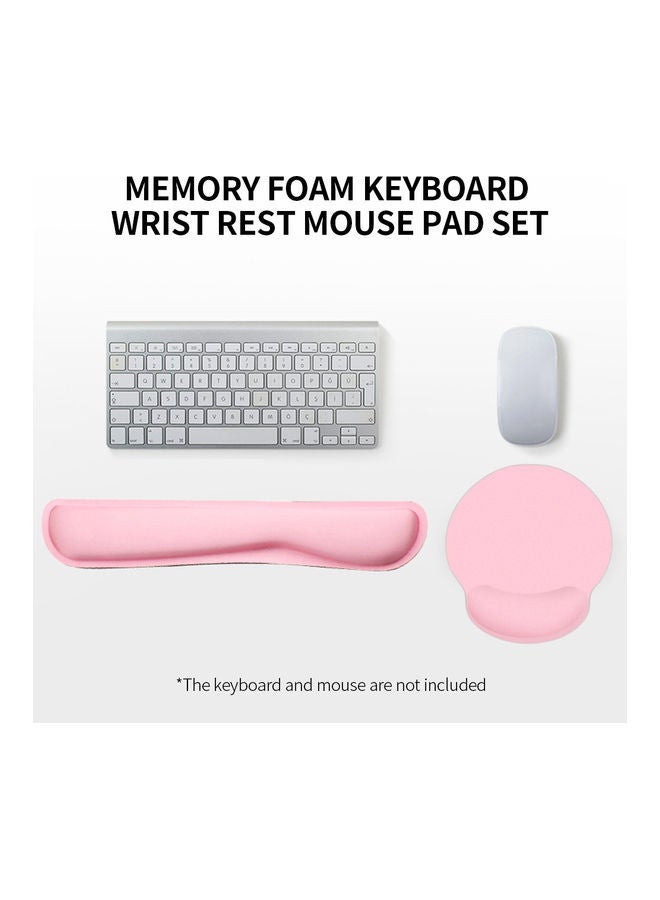 NIBEMINENT Keyboard Mouse Wrist Pad Black  - Image 2