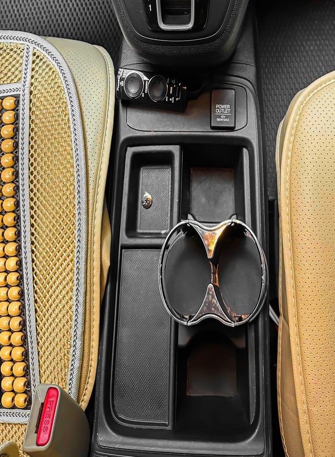 BuleVina Double Cup Holder for Car, 2 in 1 Extra Cup Insert with Expandable Base, Multifunctional Extender Expander Adapter with Elastic Open-Close Cup Mouth, Adjustable Bracket FOR 2.1''-2.9'' BOTTLE DIAMETER - Image 5