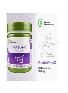 Simplee Supplements GlutaGenC Capsule Supplement 60 Caps Anti-oxidant -2pcs  - Image 2