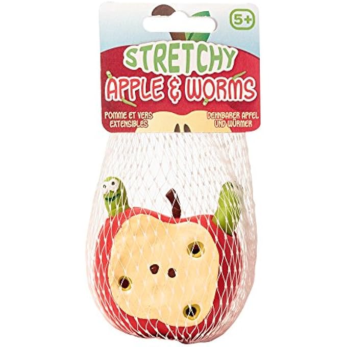 Tobar Dehnbarer Stress-Spielzeug mit Apfel- und Wrmern. - Image 4