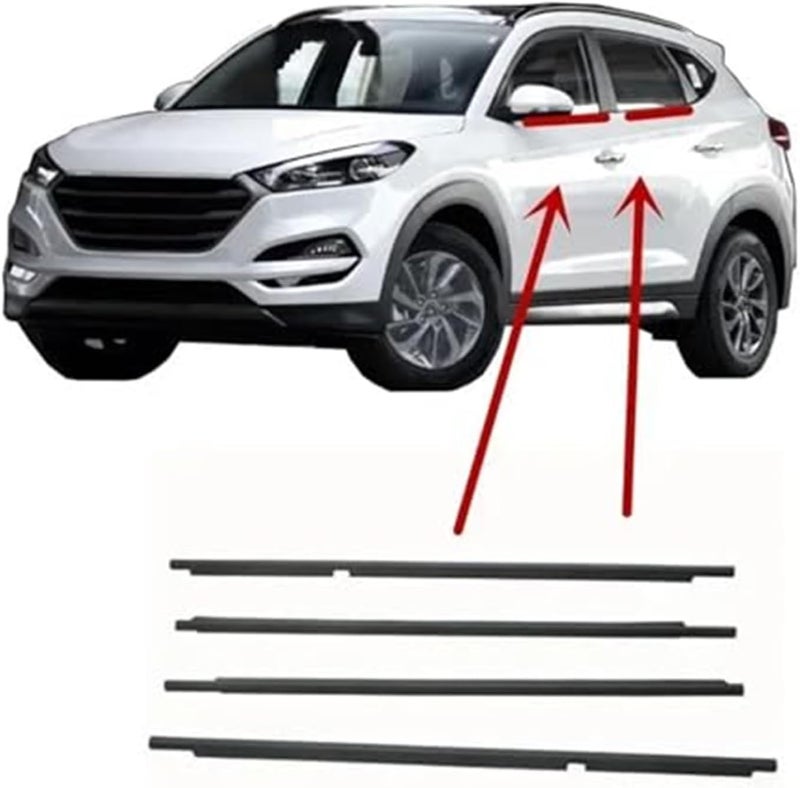 Wivplex Side Window Weather Strip for Hyundai Tucson - Image 3