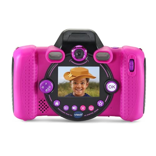 VTech KidiZoom Duo Camera FX Kids Digital Dual Cameras, Pink - Image 3
