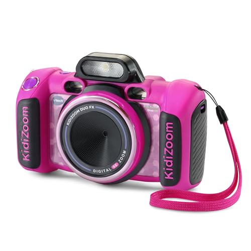 VTech KidiZoom Duo Camera FX Kids Digital Dual Cameras, Pink - Image 2